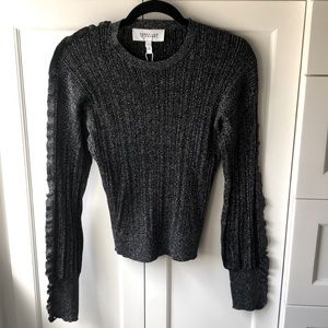 Derek Lam 10 Crosby Lennon Lettuce Sleeve Sweater